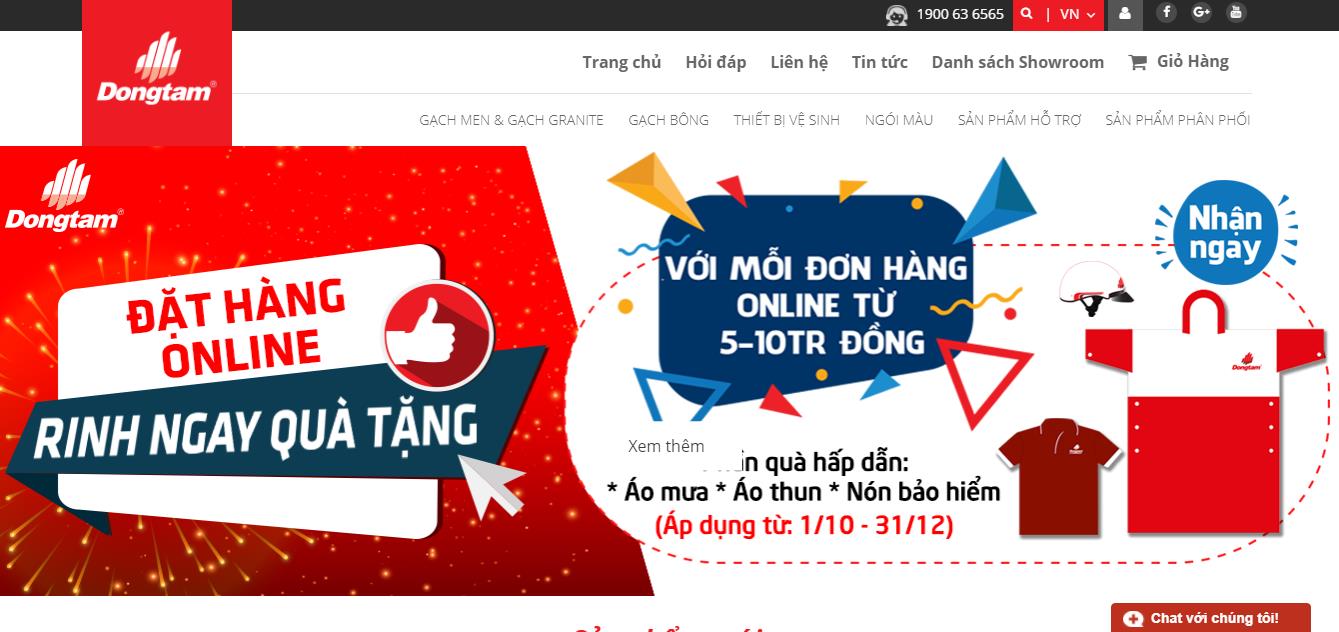 DONG TAM GROUP: PROMOTING THE DEVELOPMENT OF E-COMMERCE WEBSITE ...