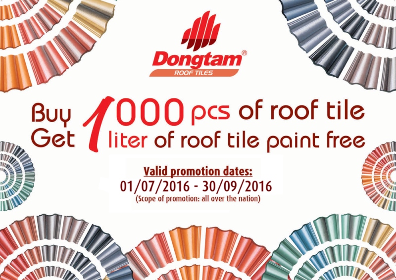 Roof Tile Promotion - Dongtam Group