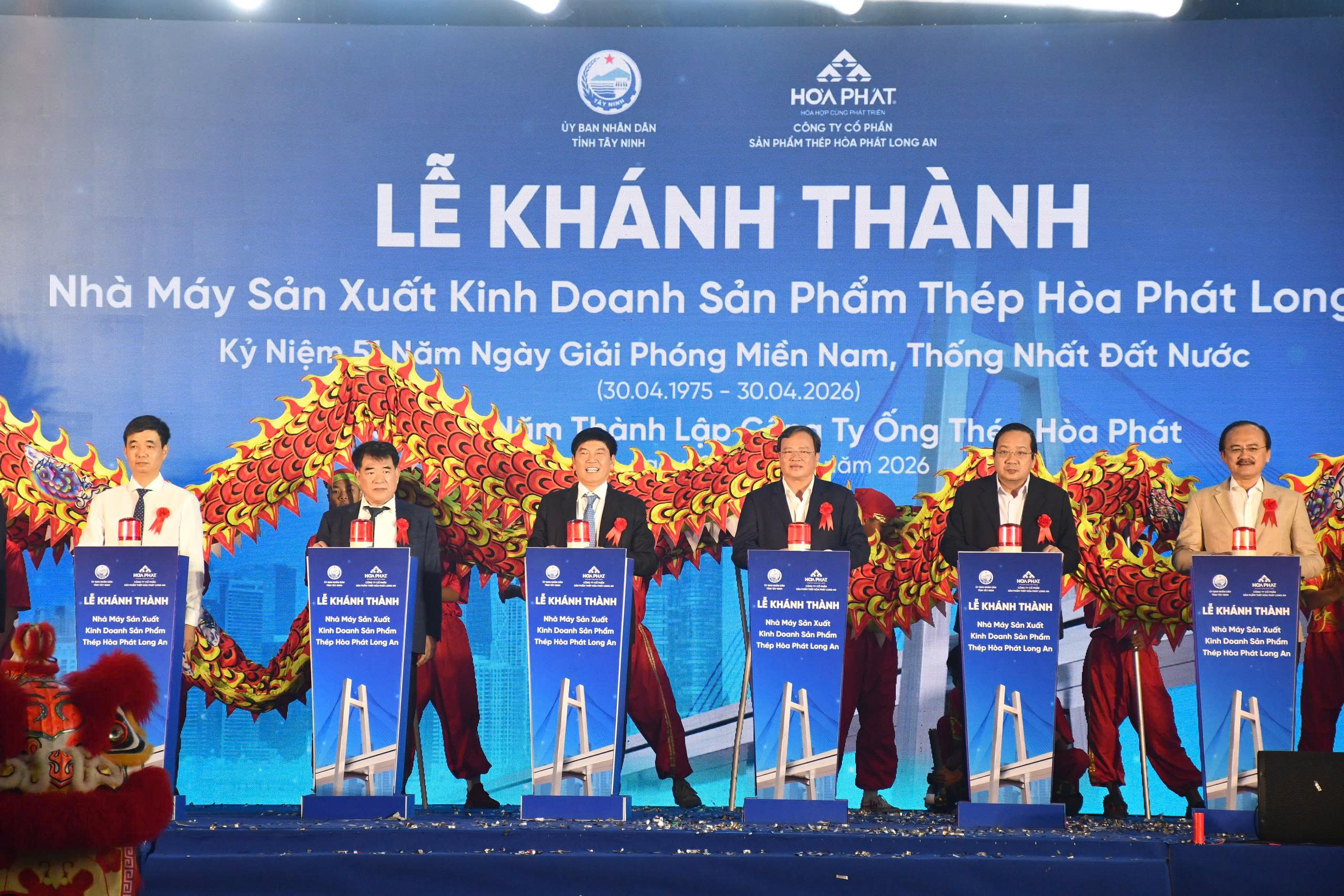 Khanh thanh NM Thep Hoa Phat tai KCN Dong Tam 3