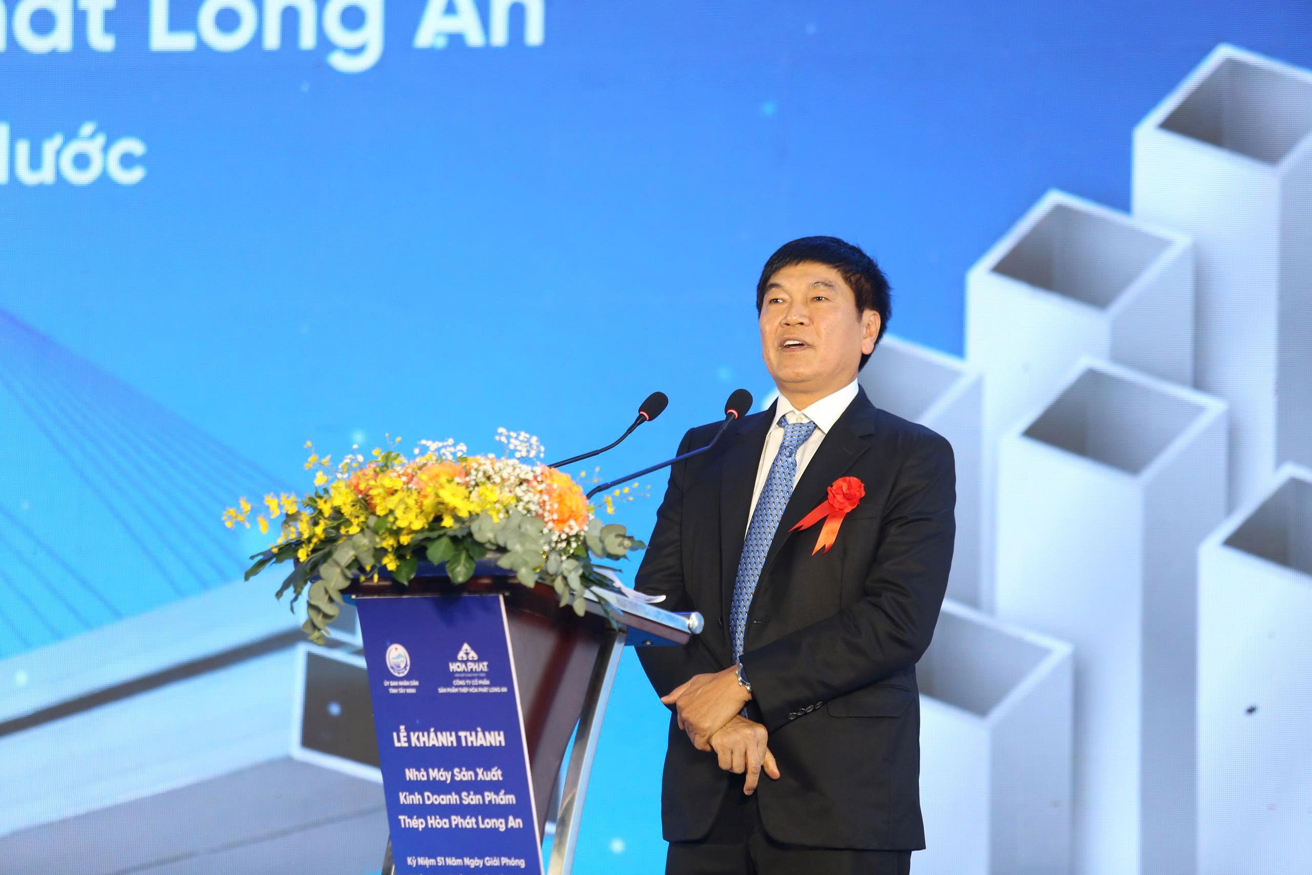 Tran Dinh Long – Chu tich HDQT Tap doan Hoa Phat phat bieu